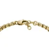 Ellis Core Chains Gold-Tone Stainless Steel Chain Bracelet