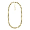 Ellis Core Chains Gold-Tone Stainless Steel Chain Necklace