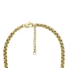 Ellis Core Chains Gold-Tone Stainless Steel Chain Necklace