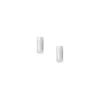 Ellis Domed Collection Two-Tone Stainless Steel Hoop Earrings