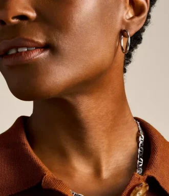 Ellis Essentials Stainless Steel Hoop Earrings