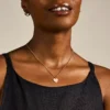 Ellis Heart Rose Gold-Tone Stainless Steel Necklace