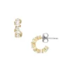 Ellis Mixed Shapes Gold-Tone Brass Hoop Earrings