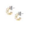 Ellis Mixed Shapes Gold-Tone Brass Hoop Earrings