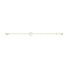 Ellis Mixed Shapes Gold-Tone Brass Station Bracelet