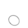 Ellis Pavé Glitz Stainless Steel Band Ring