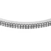 Ellis Pavé Glitz Stainless Steel Bangle Bracelet