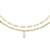 Ellis Shaky Glitz Gold-Tone Stainless Steel Multi-Strand Bracelet