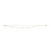 Ellis Shaky Glitz Gold-Tone Stainless Steel Multi-Strand Bracelet