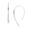 Ellis Stainless Steel Bevel Hoop Earrings