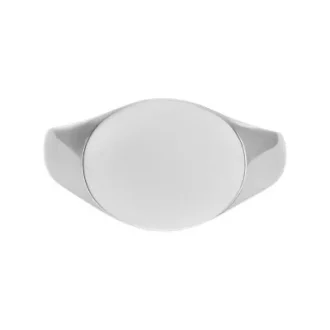 Ellis Stainless Steel Signet Ring