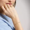 Ellis Toi Et Moi Gold-Tone Brass Station Bracelet
