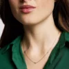 Ellis Toi Et Moi Gold-Tone Brass Station Necklace