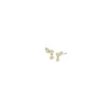 Ellis Toi Et Moi Gold-Tone Brass Stud Earrings