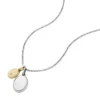 Ellis Two-Tone Stainless Steel Pendant Necklace