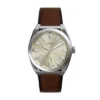 Everett Three-Hand Date Brown Leather Watch