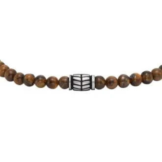 Everett Tiger’s Eye Beaded Bracelet
