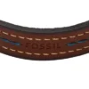 Everett Topstitch Brown Leather Strap Bracelet