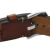 Everett Topstitch Brown Leather Strap Bracelet