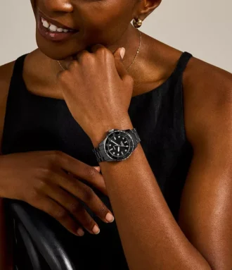 FB-01 Three-Hand Black Ceramic Watch