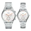 Fenmore Multifunction Silver-Tone Bracelet Watch Set