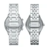 Fenmore Multifunction Silver-Tone Bracelet Watch Set