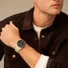 Fossil Blue Dive Three-Hand Date Two-Tone Stainless Steel Watch