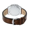 Garrett Multifunction Brown Leather Watch