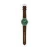 Garrett Multifunction Brown Leather Watch