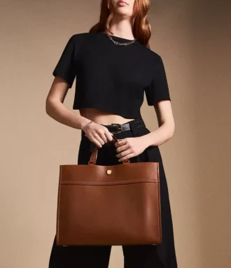 Gemma Leather Large Tote
