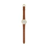 Gilmore Three-Hand Brown Leather Watch