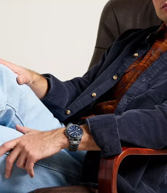 Grant Chronograph Gunmetal Stainless Steel Watch