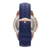 Grant Chronograph Navy Leather Watch