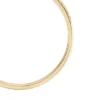 Harlow Linear Texture Gold-Tone Stainless Steel Band Ring