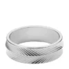 Harlow Linear Texture Stainless Steel Band Ring Harlow Linear Texture Stainless Steel Band Ring