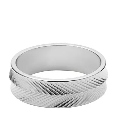 Harlow Linear Texture Stainless Steel Band Ring Harlow Linear Texture Stainless Steel Band Ring