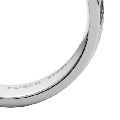 Harlow Linear Texture Stainless Steel Band Ring Harlow Linear Texture Stainless Steel Band Ring