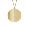 Harlow Locket Collection Gold-Tone Stainless Steel Pendant Necklace