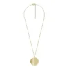 Harlow Locket Collection Gold-Tone Stainless Steel Pendant Necklace