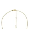 Harlow Locket Collection Gold-Tone Stainless Steel Pendant Necklace