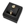 Harlow Two-Hand Gold-Tone Stainless Steel Watch Bangle