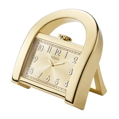 Harwell Three-Hand Gold-Tone Desk Clock Harwell Three-Hand Gold-Tone Desk Clock