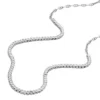 Heritage D-Link Glitz Stainless Steel Chain Tennis Necklace