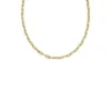Heritage D-Link Gold-Tone Brass Anchor Chain Necklace