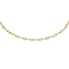Heritage D-Link Gold-Tone Brass Chain Anklet