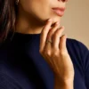 Heritage D-Link Gold-Tone Stainless Steel Band Ring