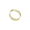 Heritage D-Link Gold-Tone Stainless Steel Band Ring