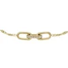 Heritage D-Link Gold-Tone Stainless Steel Chain Bracelet