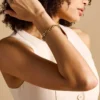Heritage D-Link Gold-Tone Stainless Steel Chain Bracelet
