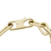 Heritage D-Link Gold-Tone Stainless Steel Chain Bracelet